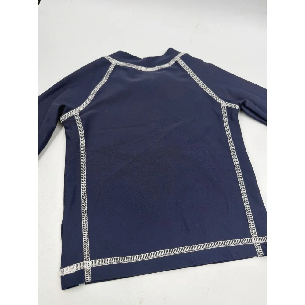 NWT Carter's Baby Boy Swim Shirt Sun Rash Guard Blue UV Protection 6 Months